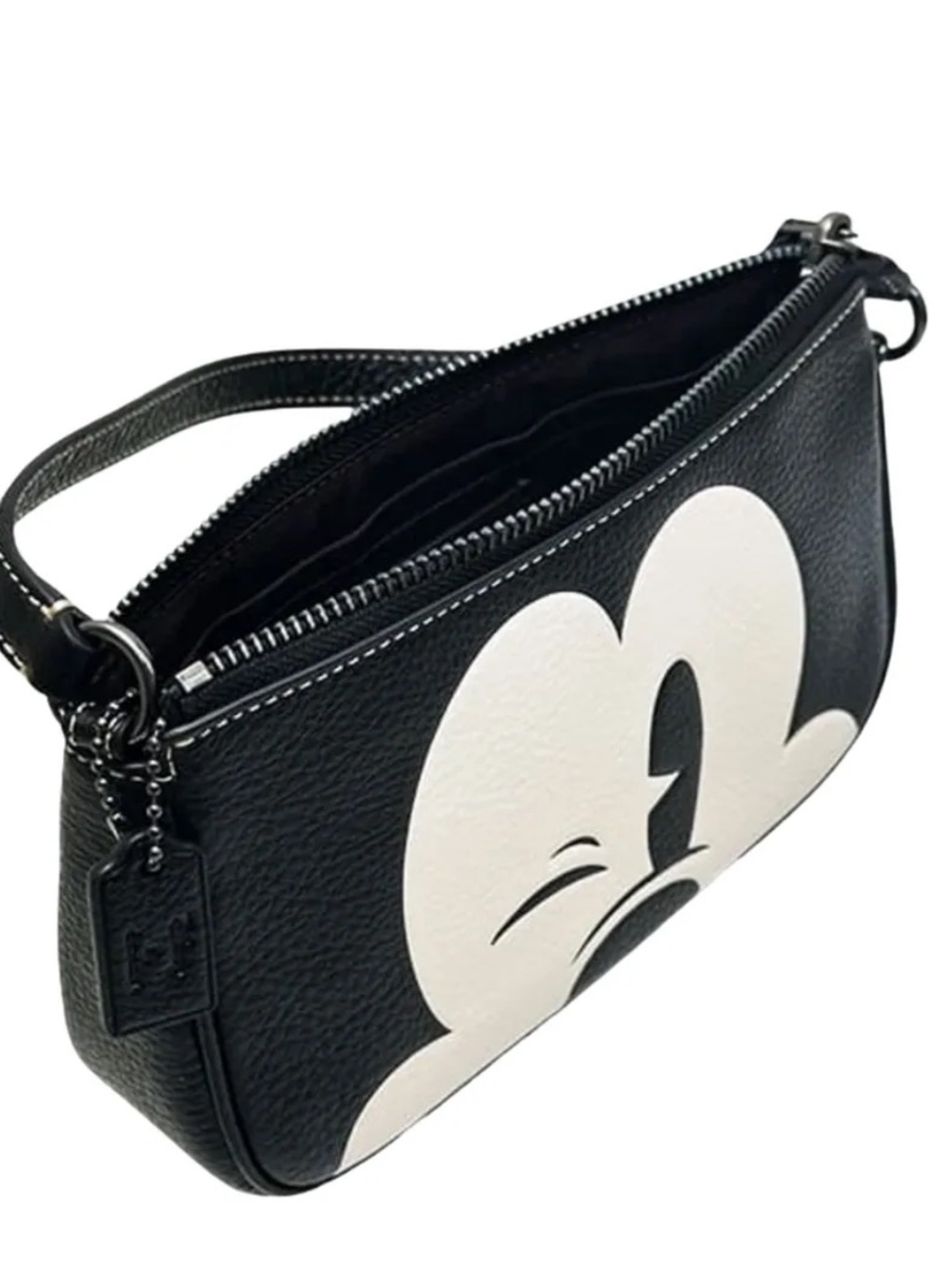 Coach Disney Nolita 19 Mickey Mouse Wink Leather Bag Purse - Picture 2 of 4